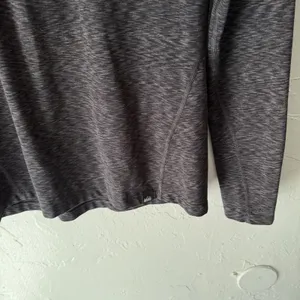 REI Co-op Pullover Womens Small Black Gray Long‎ Sleeve 1/4 Zip Stretch Athletic thumbnail 3