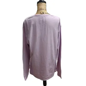 Comfort Colors Comfort Wash Long Sleeve Tee Womens Size Large‎ Purple Crew Neck Cotton thumbnail 3