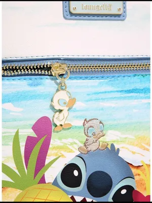 NWT Loungefly Disney Lilo & Stitch with Ducklings Mini Backpack - Exclusive thumbnail 4