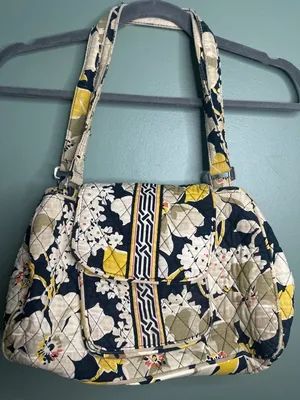 Vera Bradley Y2K Floral Quilted Tote Purse Cotton Bag boho cottagecore Retro thumbnail 1