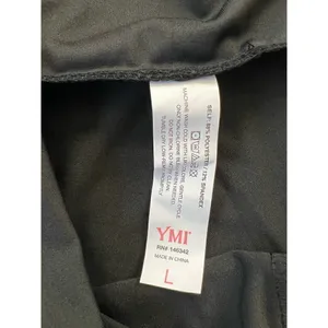 NWT! YMI Black Tight Athletic Shorts with Pocket Large thumbnail 4