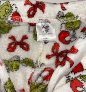 The Grinch Pajama Shorts with bows Green Size L thumbnail 4