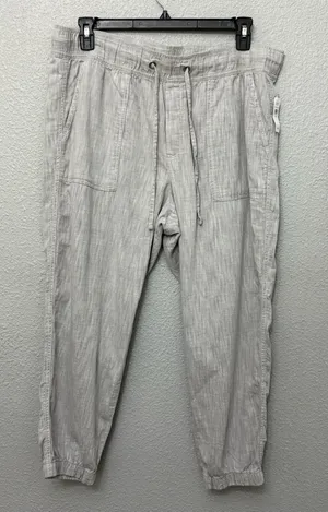 NWT GAP Cotton Heathered Gray Joggers Size XL thumbnail 1