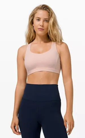 Lululemon Free to Be Serene Bra - Feather Pink, 6 thumbnail 1