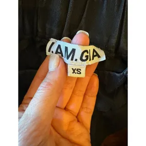 I AM GIA Pants Women XS‎ Black Elastic Waist Baggy Parachute Joggers Y2K Retro thumbnail 8