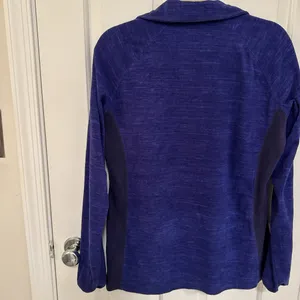 Columbia Women's Blue and Aqua Half-Zip Sweatshirt thumbnail 2