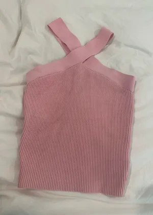 Aritzia Babaton Sculpt Knit Criss-Cross Tank thumbnail 1