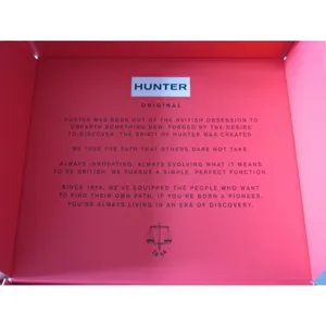 NIB HUNTER Original Shearling Lined Pac in Black Lace-up Rain Boots US 6 $235 thumbnail 7