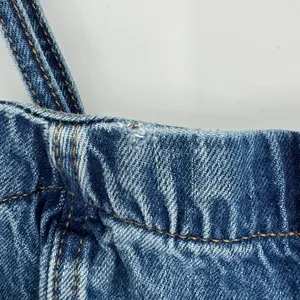 Reformation Tazz Maxi Denim Dress 0 Blue Button Front Slit Spaghetti Strap‎ Raw thumbnail 6