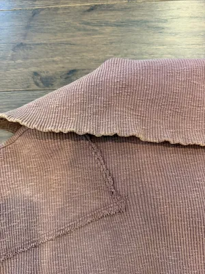 We The Free Free People Not So Ordinary Polo Top Size Small in Mauve - C59-002 thumbnail 5