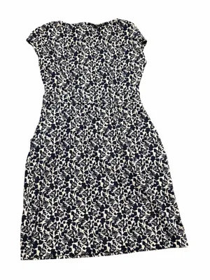 Boden Florrie Floral Jersey Dress In French Navy Tulip Size 6P thumbnail 6