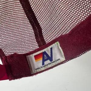 Aviator Nation Vintage Trucker Bolt Hat Maroon One Size thumbnail 5