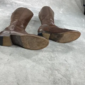 Frye Melissa Riding Boots Womens 8B Brown Leather Stud Back Zip thumbnail 6