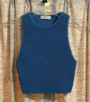 Babaton Rory Sculpt Knit Racer Cropped Tank thumbnail 1
