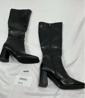 Womans Excellent Modatope Knee High Fashion Boots 9 Black Side Zip thumbnail 1