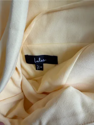 Lulu's Maevyn Light Yellow Cowl Back Column Maxi Dress thumbnail 7
