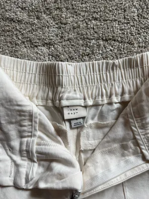 A New Day White Linen Blend Pants thumbnail 2