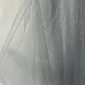 NWT Azazie Layla Gown Womens 6 Silver Tulle Lace Maxi Wedding Guest Bridesmaid thumbnail 6