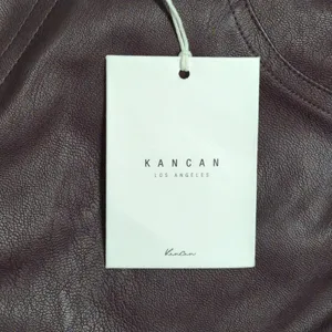 NWT KanCan Yoko Mid Rise Faux Leather Bootcut Pants Burgundy Flare Pants 9/28 thumbnail 10