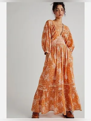 Free People Golden Hour Maxi Dress thumbnail 7