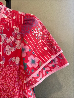 Entro Women’s Sightseer Floral Print Midi Dress in Red Size sS thumbnail 5
