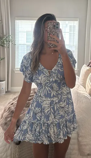 Endless Blu Sun Dress Blue thumbnail 1
