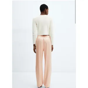 Mango‎ satin elastic pants size XL thumbnail 3