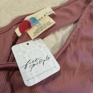 Free People Beach Saturday Night Midi Dress LRG Mauve One Shoulder Bodycon NWT thumbnail 5