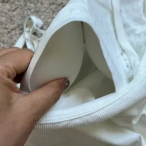 Layered padded tank. Xs White thumbnail 6