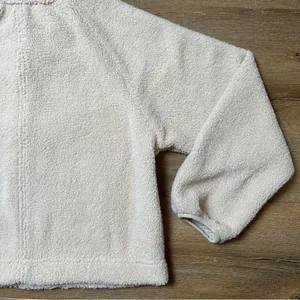 NWT Cozy Quarter Zip in Sand Tan Sherpa Fleece Size XS/S thumbnail 13