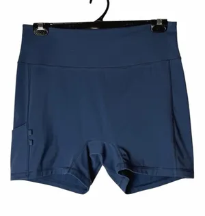 Vineyard Vines‎ Performance Shorts Women Large Blue High Rise Bike Athleisure thumbnail 1