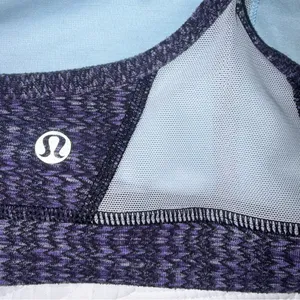 Lululemon Flow Y Sports Bra. Size: 6. Color: Ziggy Wee Purple. thumbnail 5