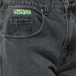 Empyre Tori 90s Size 4 Black Wash Carpenter Skate Jeans Baggy Denim thumbnail 7