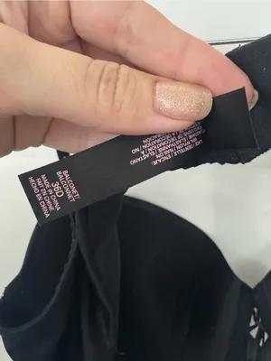 Victoria’s Secret Black Balconet Charm Bra 36D thumbnail 3