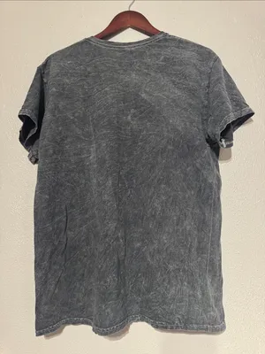 Nirvana Mineral Wash Smiley Face Band Graphic Tee Shirt Size Large L thumbnail 5
