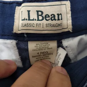 L.L.Bean Classic Fit Straight Leg Jeans Women’s 4 Regular Blue Denim thumbnail 4