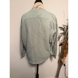 Lululemon Perfectly Oversized Crew Sweatshirt Sage Green Cotton Pullover‎ Size 4 thumbnail 3