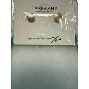 Park Lane "DOTTIE" Pierced Earrings Gold Finish New thumbnail 3