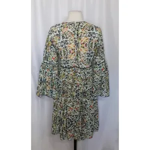 Anthropologie BHANUNI by JYOTI Libra Embroidered Tunic Dress Floral Size 2 thumbnail 9