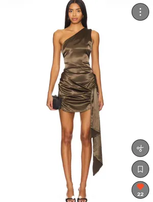 NWT Superdown Dannika Mini Tie Dress thumbnail 3