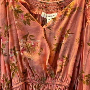 Blu Pepper NWOT Floral pink Women's Top thumbnail 2
