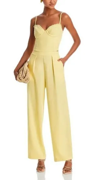 ✨PEIXOTO Quinni Resort Yellow Sz Small Pants✨ thumbnail 1