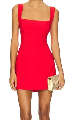 Superdown Aneira Mini Dress in Red, Size M thumbnail 1