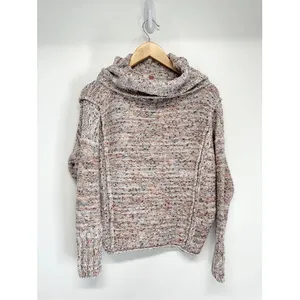 Anthropologie Cowl Neck Space Dye Sweater Size XS Multi Marl Knit‎ Pullover thumbnail 3