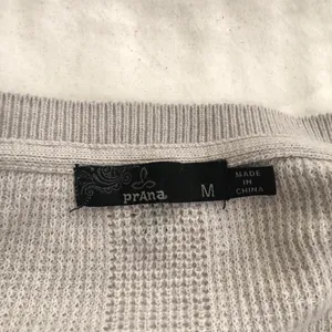 prAna Light gray long sleeve V-neck sweater with a soft and cozy feel Size M, measurement in pics thumbnail 3