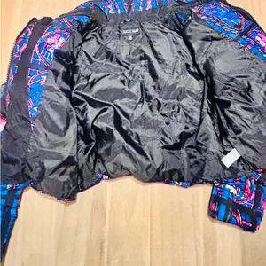 Current Mood Dolls Kill Stained Glass Puffer Jacket- Medium- Excellent Condition thumbnail 7