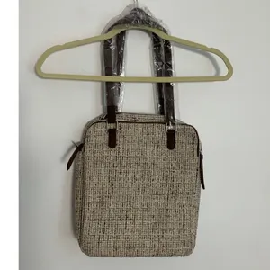 Initial inc tweed shoulder bag NWT‎ Brown thumbnail 2