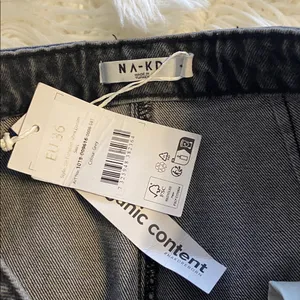 NA-KD Gray Denim Jeans Skirt Maxi length 38” waist 28” brand new two front pocke thumbnail 6