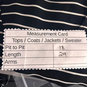Lauren‎ Ralph Lauren Striped Top Black Large thumbnail 10