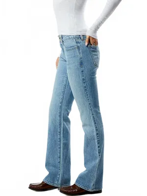 Pacsun Jade Low Rise Bootcut Jeans Double Button Light Blue NWT Atlanta Size 25 thumbnail 3